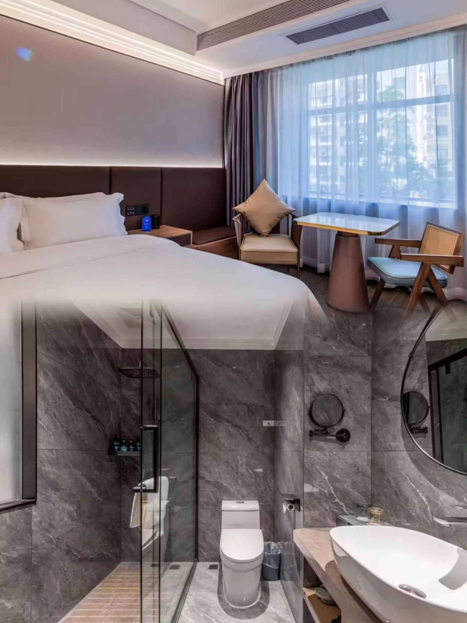 Luyue Hotel Movie Hotel Huaqiangbei Convention And Exhibition Center Branch Shenzhen Extérieur photo